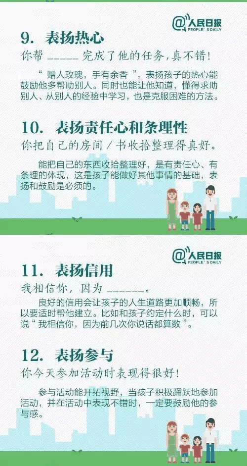 人民日報：15個表揚孩子和10個懲罰孩子的科學方法，轉(zhuǎn)給家長！